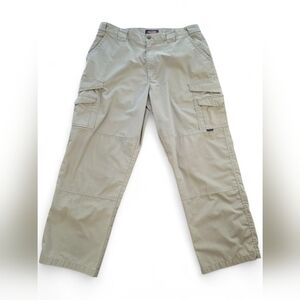 Tru-Spec Tactical Cargo Pants Mens 38x30 Khaki Ripstop Utility Workwear Military